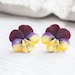 see more listings in the Pansy earrings section