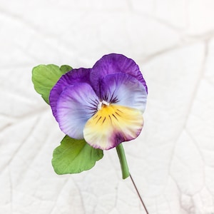 Broche viooltje Reversspeld bloem bruiloft bloem boutonnière