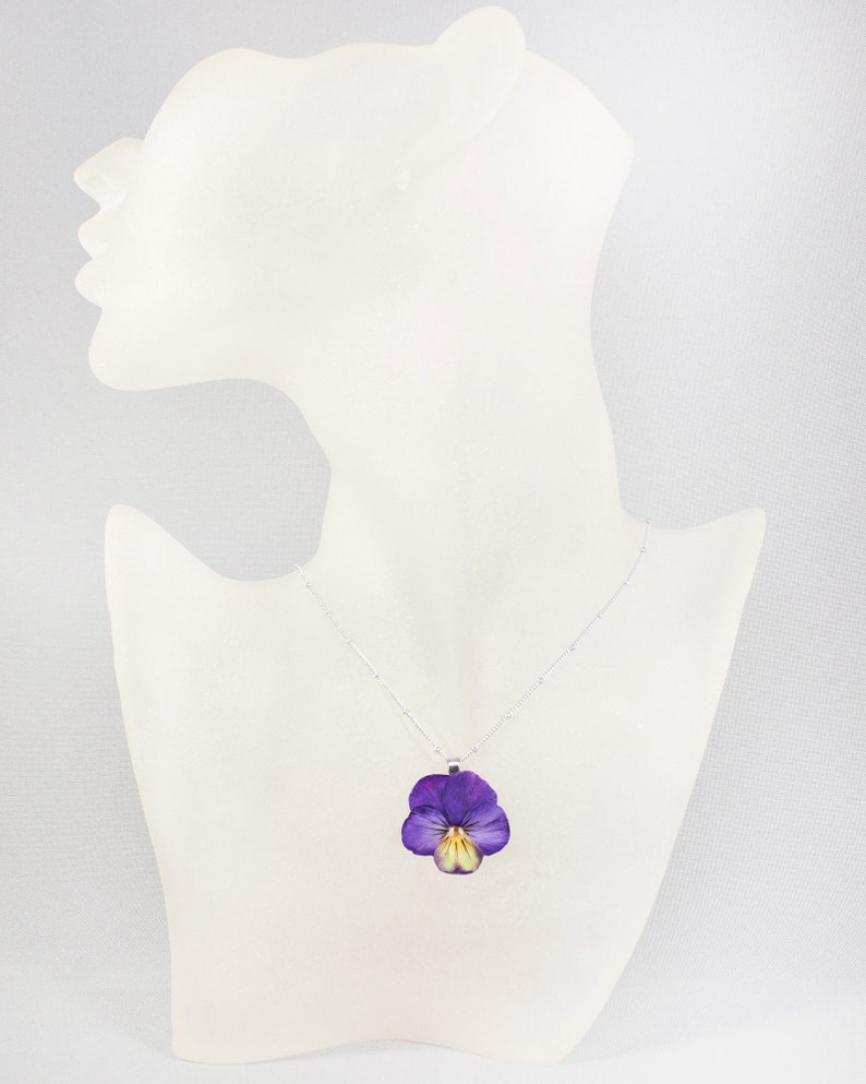 Pansy Jewelry Set. Realistic Flower. Pansy Earrings. Pansy Etsy