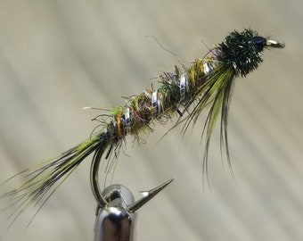 Fly Fishing SMALL Wet Fishing Flies 12 fly pack for trout Sized 16-18 71