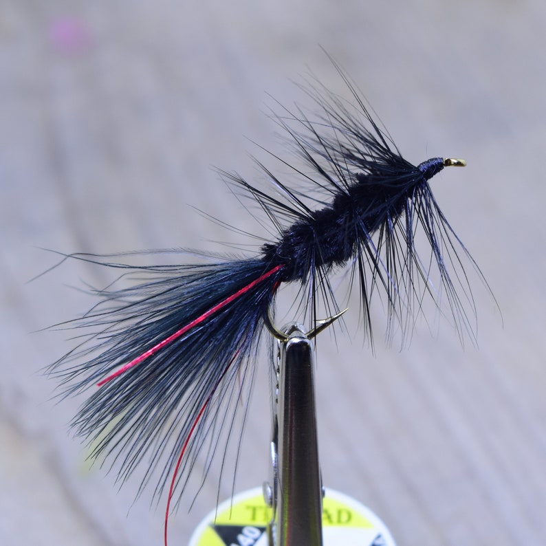 Flies Lot of 6 Custom Angler Brown Woolly Buggers Fly Fishing Flies