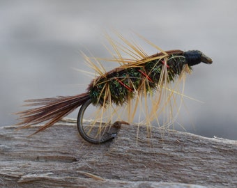 MOP FLY FISHING WET TROUT LURES TROUT FLIES SIZE 10 