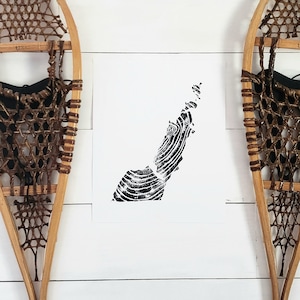 Door County Tree Ring Print