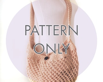 Maui Beach Bag, Crochet Bag, Market Bag, Handmade Bag, Crochet Pattern, Summer Bag