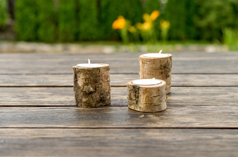 Handmade Wooden Candle Holders Etsy