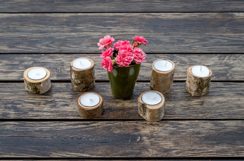 Tree Branch Candle Holders / 6 holders Etsy