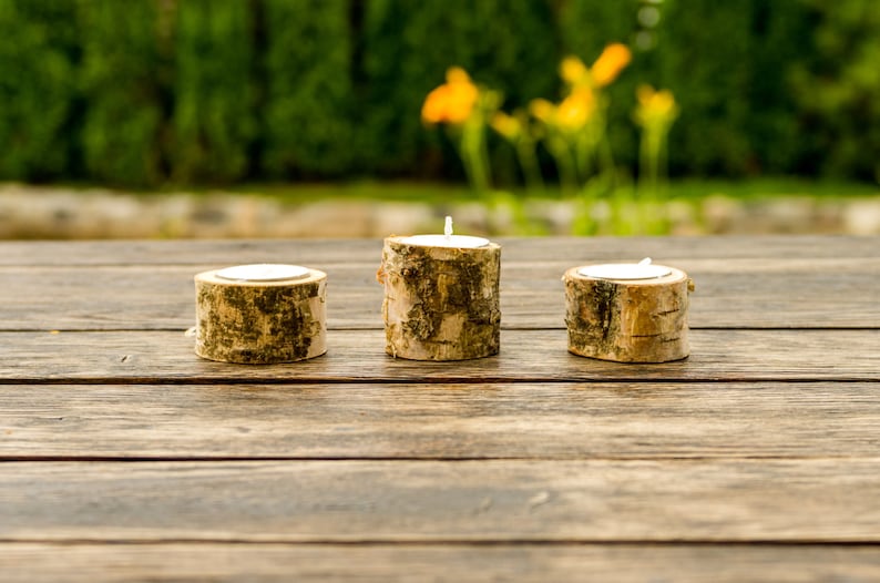 Handmade Wooden Candle Holders Etsy