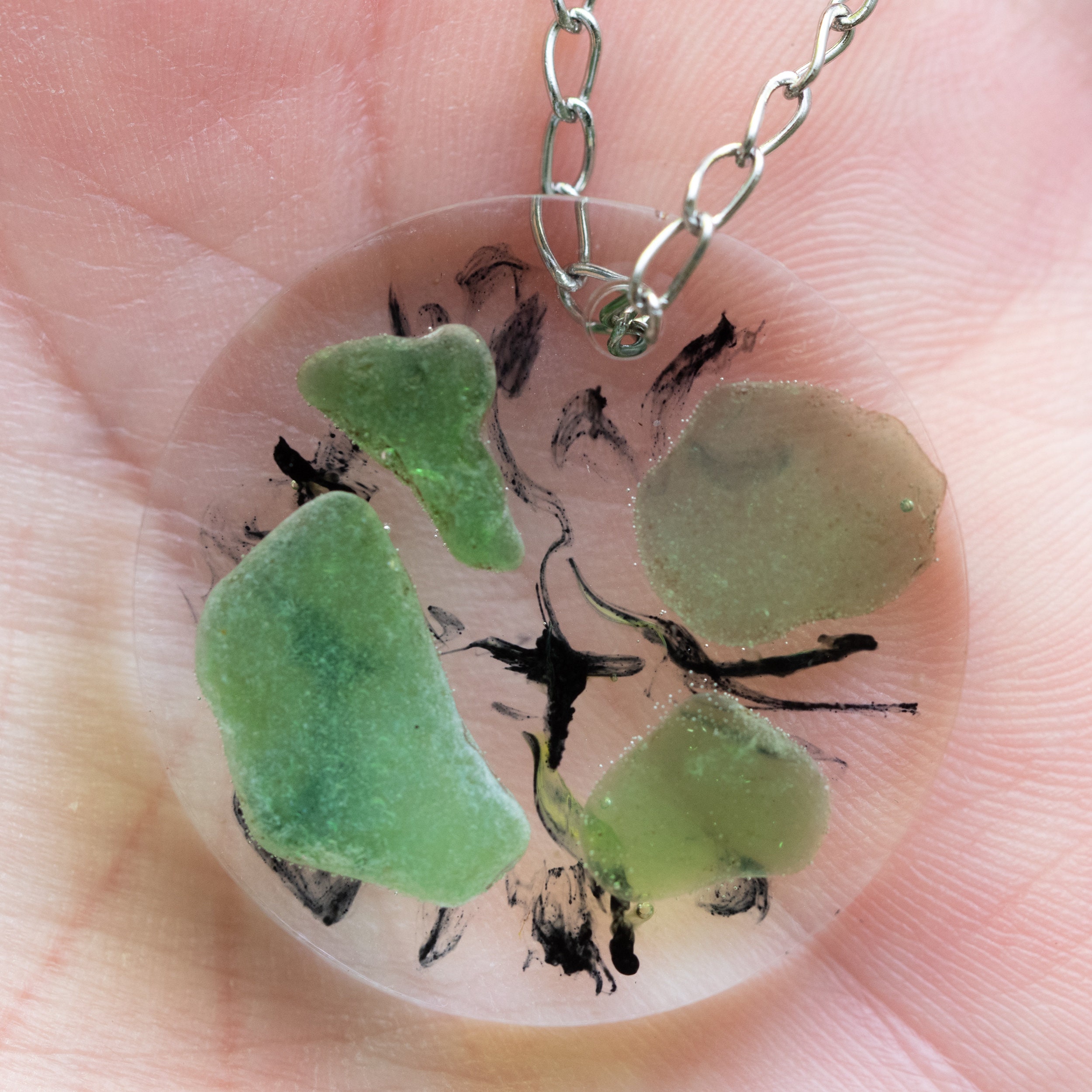 Resin Jewellery Handmade Resin Necklace Gift Present Etsy