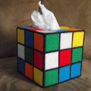 Rubiks Cube Tissue Box