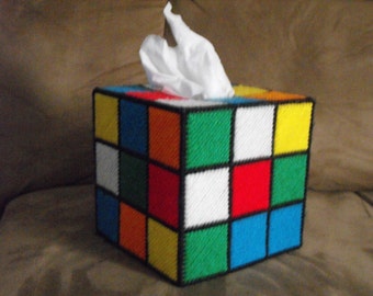 Rubiks Cube Tissue Box