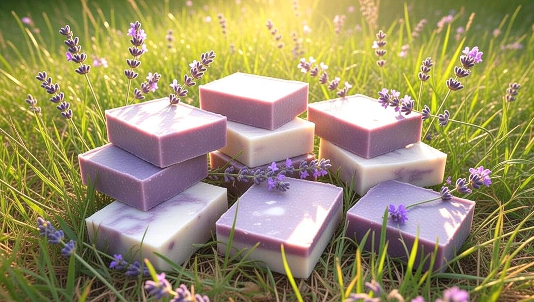 Vanilla Lavender Shea Butter Soap – All Natural Essential Oil Blend - Etsy