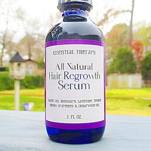 Hair ReGrowth Serum, DHT Blocker  Herbal Hair Oil,  Hair Growth Oil - 100% All Natural Hair Growth - Hair Serum - Scalp Serum