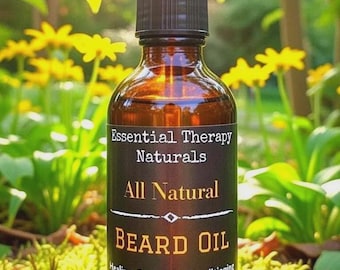 Aceite para barba totalmente natural – Mezcla de cítricos y madera de cedro, cuidado reparador (56 g)
