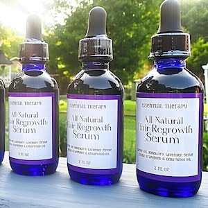 Set van 3 haargroeiserum, haargroeiolie, DHT-blokker, alopecia, haargroeiserum, serumhaar, haaruitval, natuurlijke haarproducten