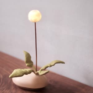 Le pissenlit | Veilleuse en bois pour éclairage interactif