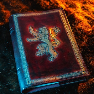 &quot;Hear me Roar&quot; vegetable-tanned leather grimoire