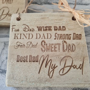 Father day wooden sign.great gift for the best dad.