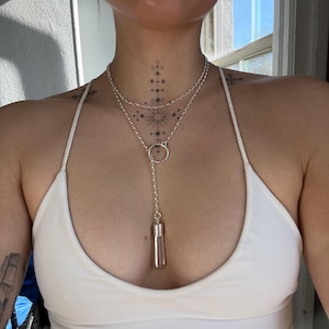 Quartz Sterling Silver Wrap Necklace