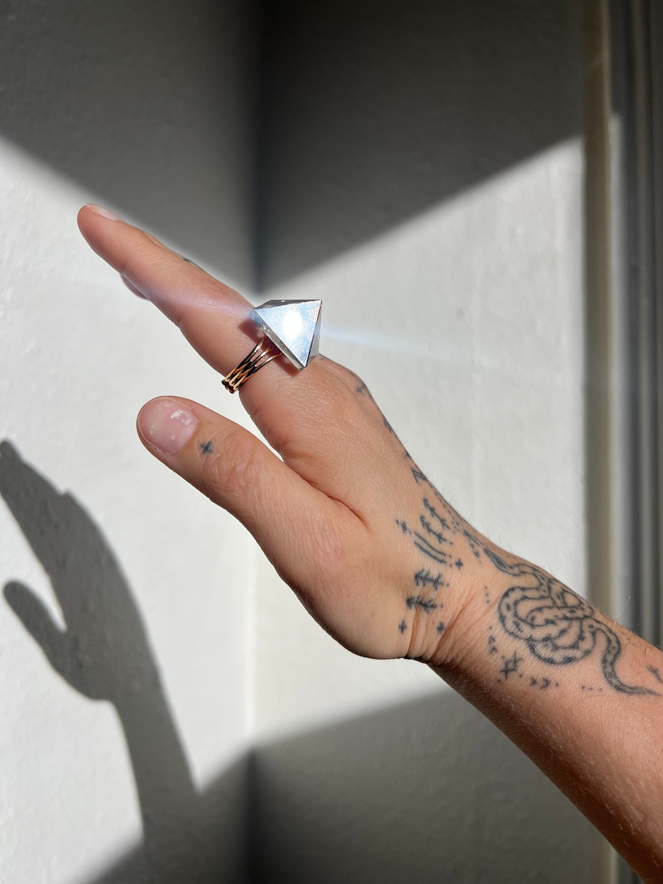 Pyramid hotsell ring mens