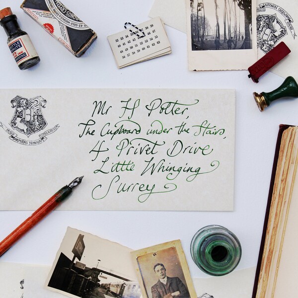 Handwritten Hogwarts Letter / Personalized / Harry Potter / Gift