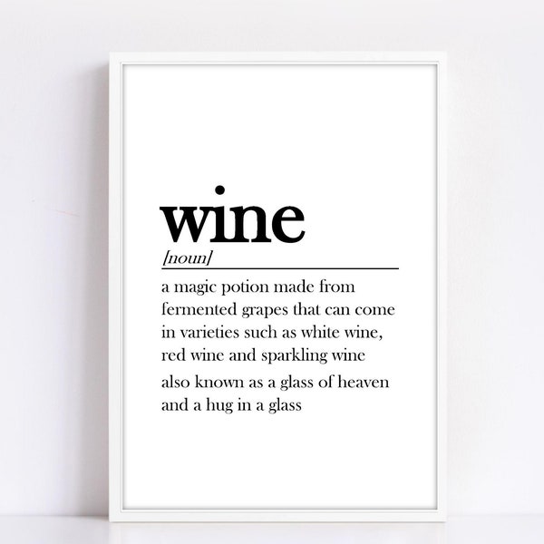 Wine Quotes Etsy UK