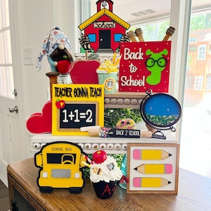 Handmade Wooden Pencil Mini Sign: Teacher Desk Decor image 8