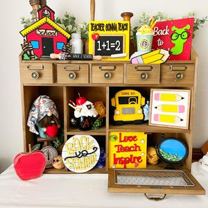 Handmade Wooden Pencil Mini Sign: Teacher Desk Decor image 7