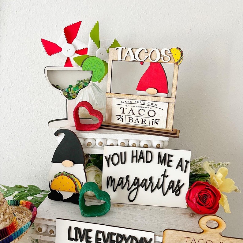 Rustic Taco Sign Rustic Wooden Taco Bar Sign: Fiesta Party Decor - Etsy