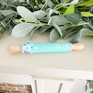 Pool time Mini Rolling pin, tiered tray decor