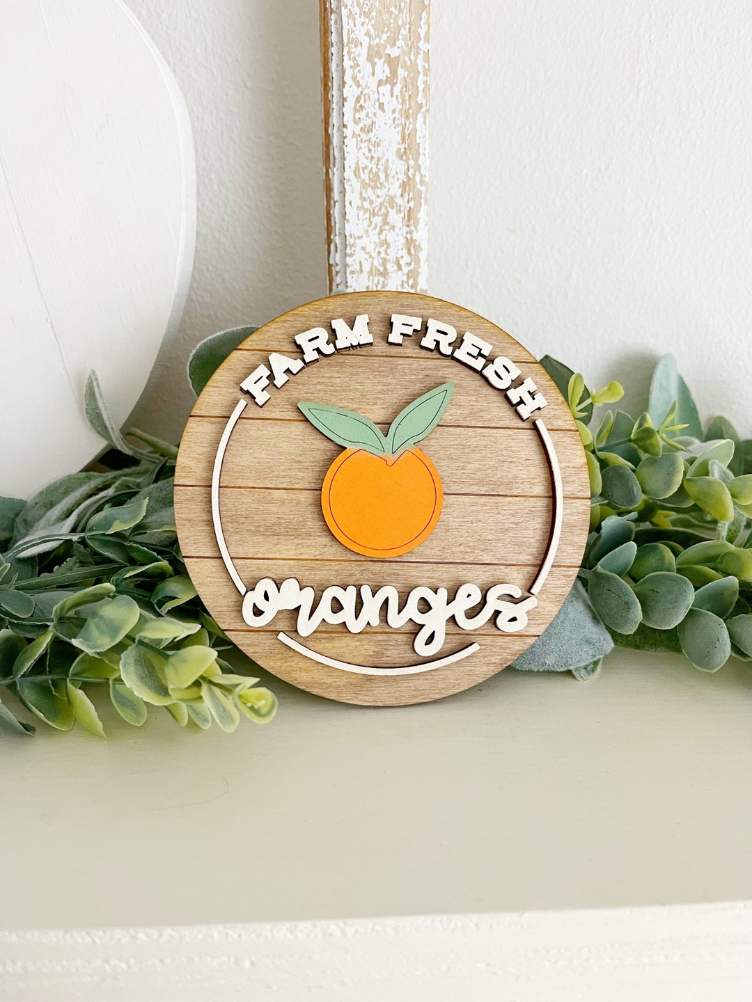 Handmade Farm Fresh Oranges Wood Sign – Tiered Tray Rustic Decor - Etsy