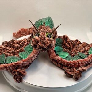Large Velvet Scaled Amphiptere Dragon