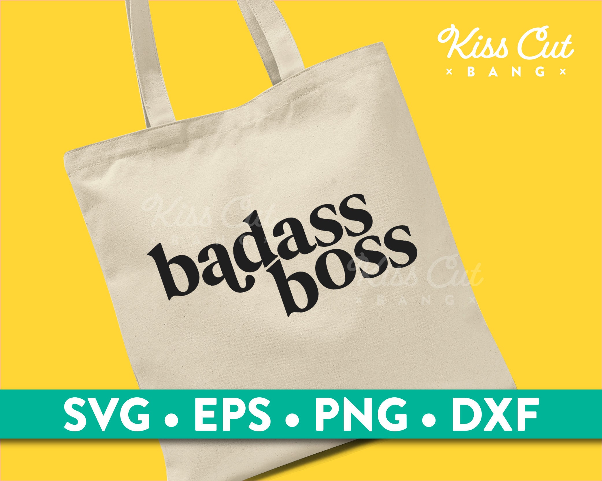 Badass Boss / SVG / EPS / PNG / Dxf - Etsy