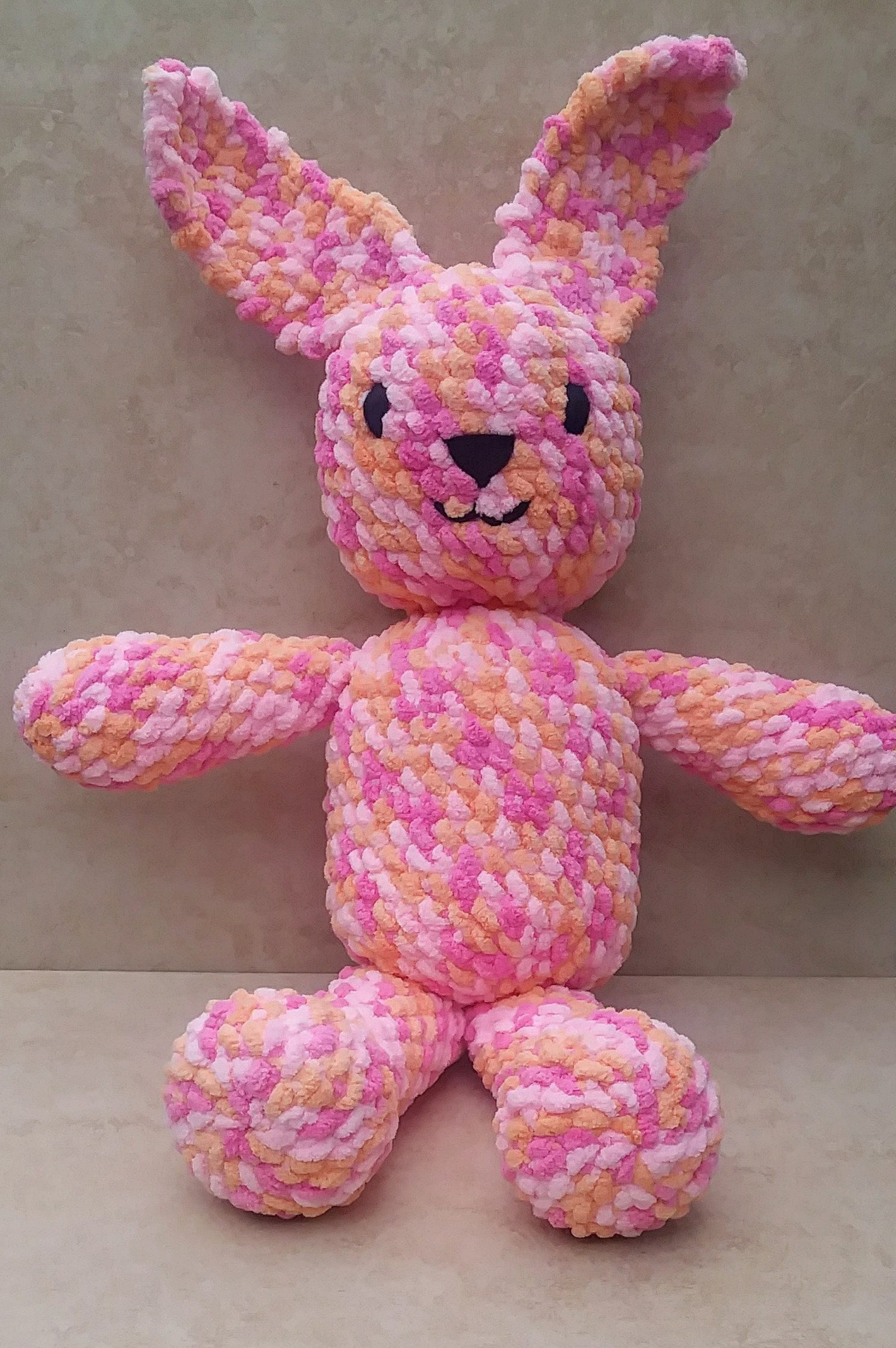 pink bunny soft toy