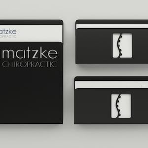 3 Stück Custom Logo Design Office Brochure Rack / Halter / Speicherorganisator
