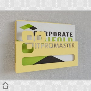 Custom Design Brochure Holder Wall Decor