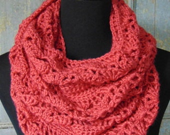 Rouge Infinity Scarf Crochet Pattern