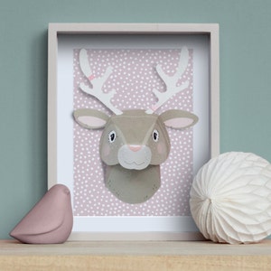 Reindeer - Creative Kit DIY animal trophy in paper