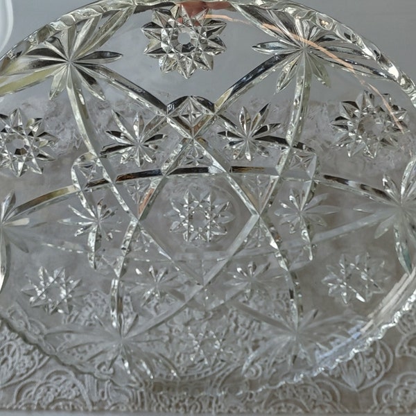 Crystal Serving Tray Etsy