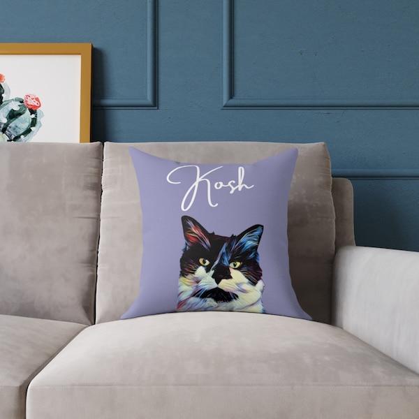 Pet Portrait Pillow Etsy
