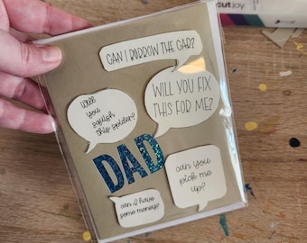 Funny Father's Day Card - Father's Day Handmade card