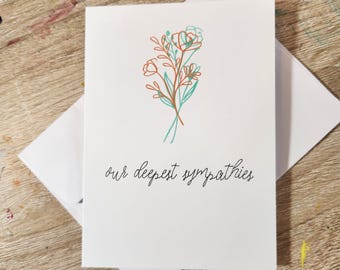 Sympathy Card / Handmade Sympathy Card