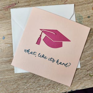 Carte de remise des diplômes / Carte de remise des diplômes Elle Woods / Carte de remise des diplômes drôle