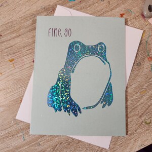 Carte d'adieu / Carte de départ / Tu vas me manquer / Carte pour collègue / Intérieur vierge