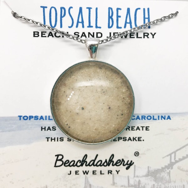 Topsail Beach North Carolina Sand Jewelry