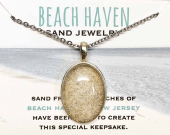 Beach Haven New Jersey Sand Jewelry