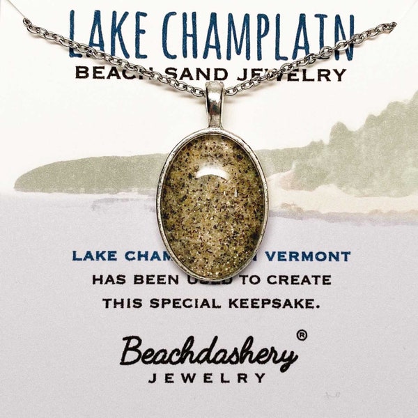 Lake Champlain Vermont Sand Jewelry