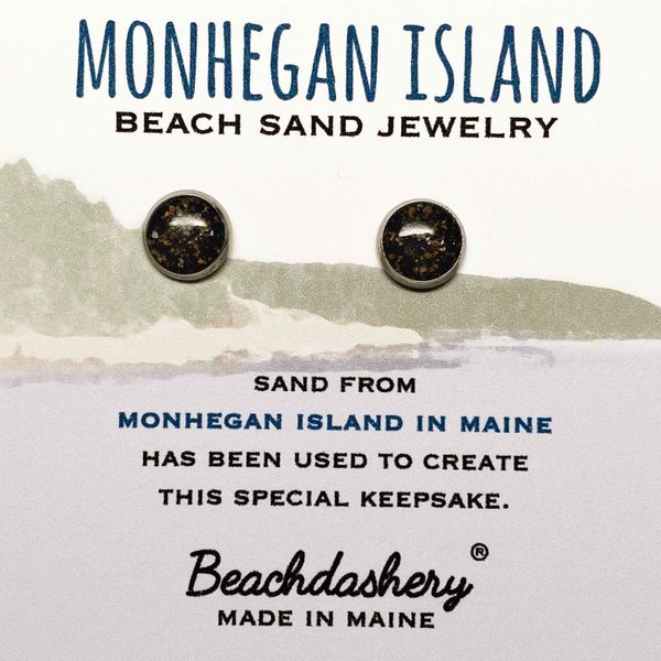 Monhegan Island Maine Sand Jewelry