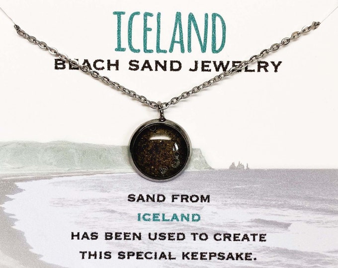 Iceland Beach Sand Jewelry