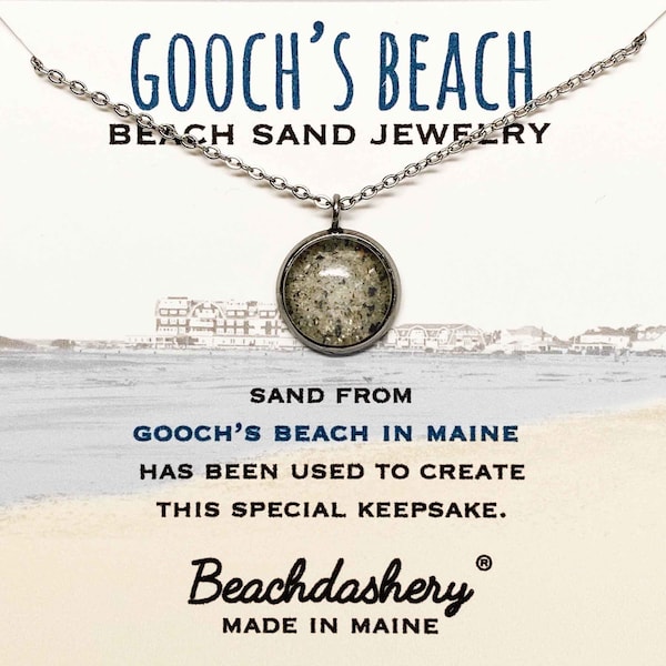 Gooch's Beach Maine Sand Jewelry