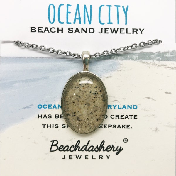 Ocean City Beach Maryland Sand Jewelry